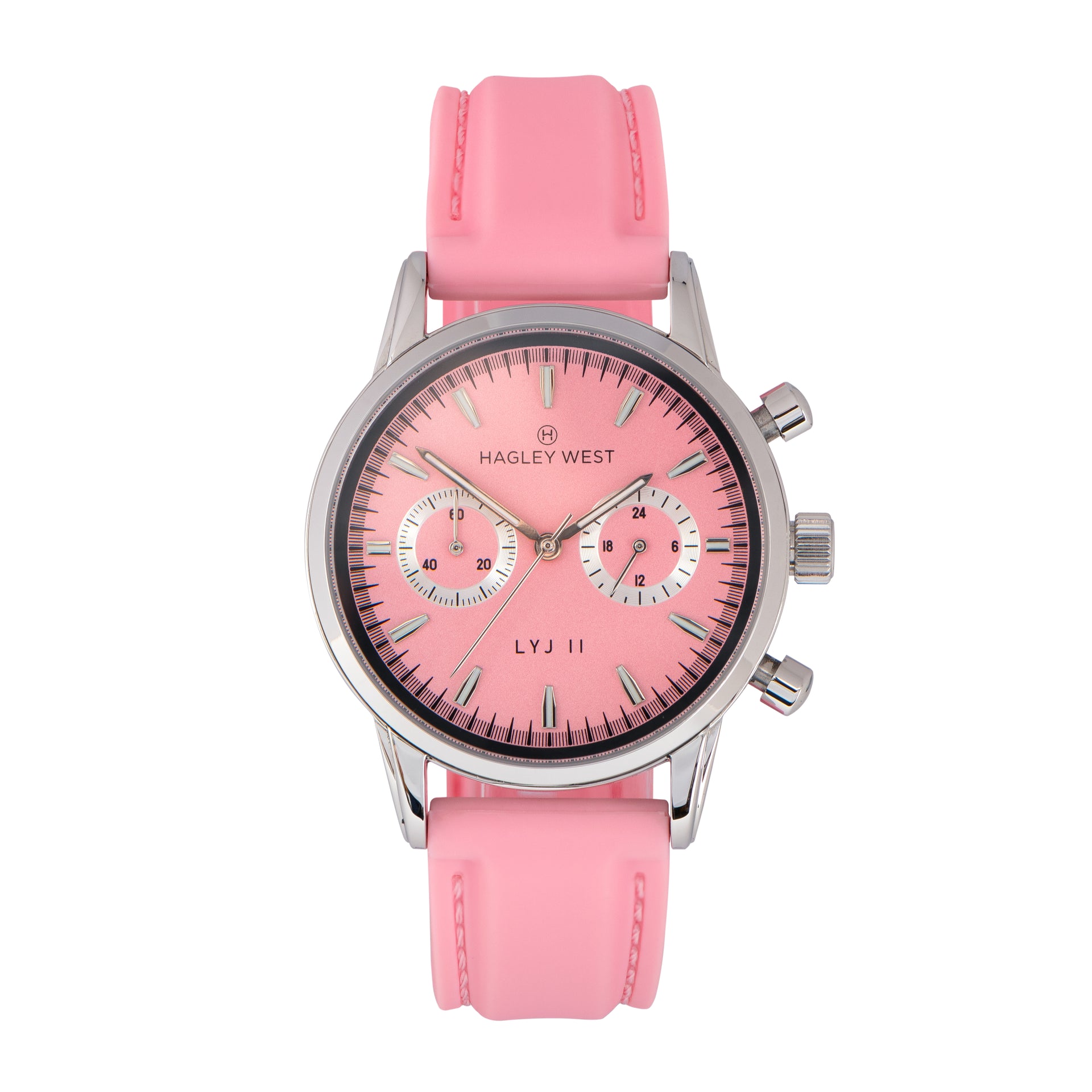 LYJ II Charlotte | Pink & Silver Watch | Women's Watches | Hagley West