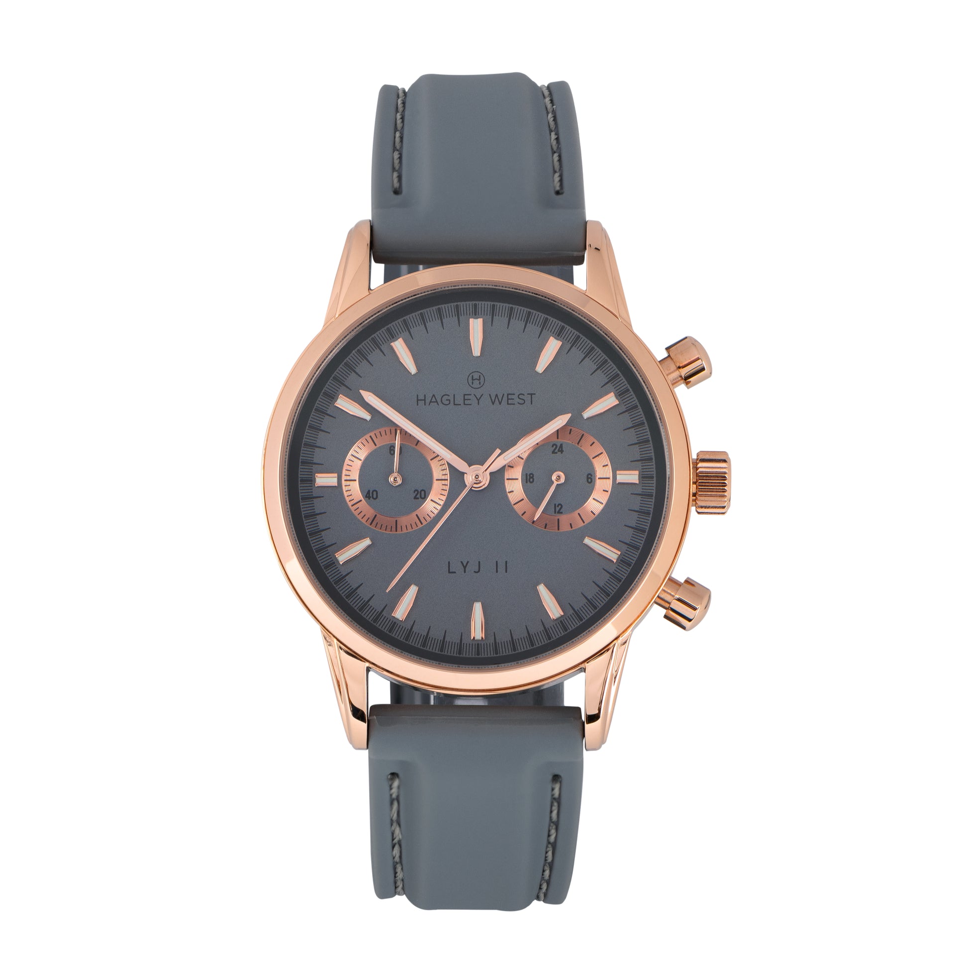 LYJ II London | Gunmetal & Rose Watch | Women's Watches | Hagley West