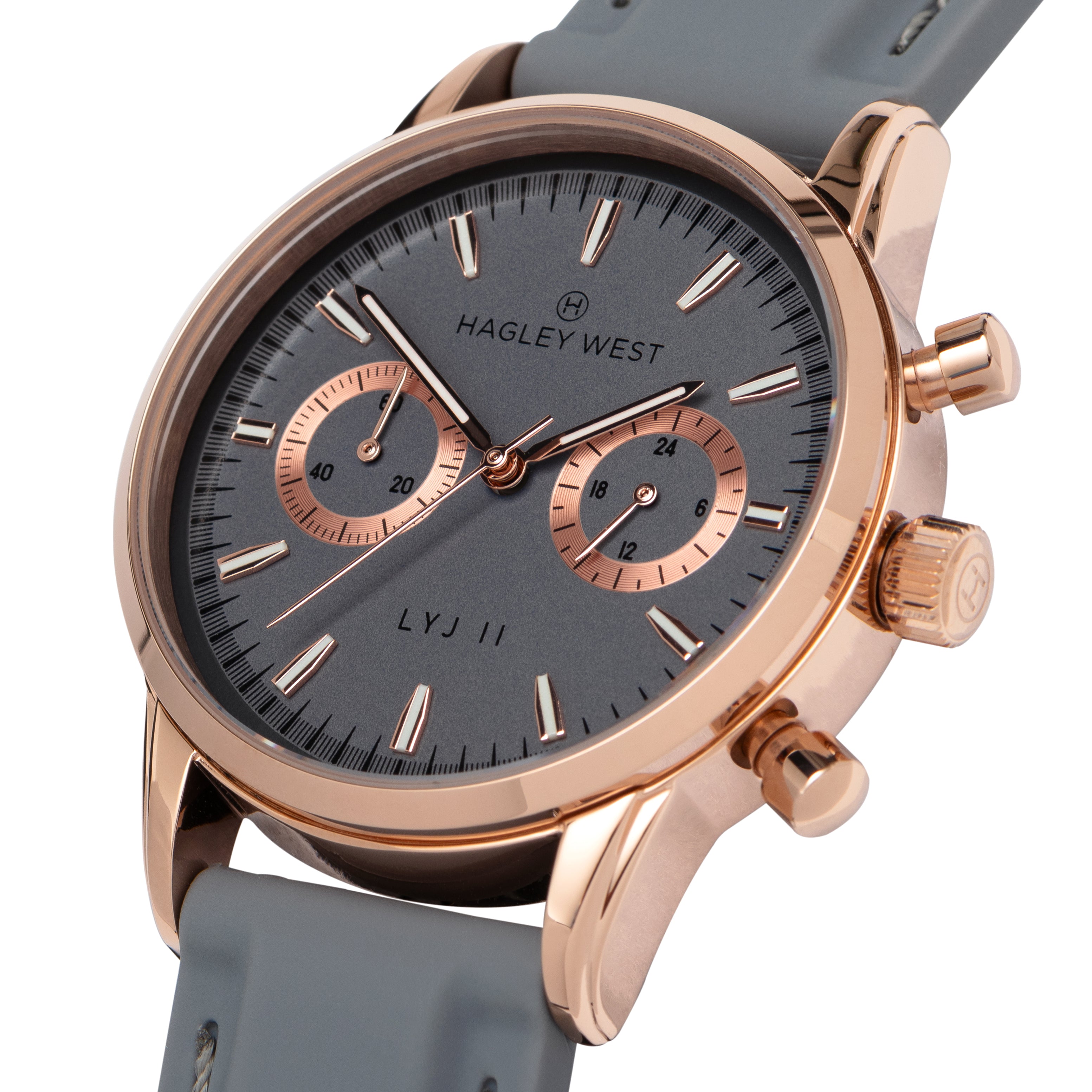 LYJ II London | Gunmetal & Rose Watch | Women's Watches | Hagley West