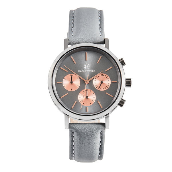 Reina Alcaufar | Gunmetal & Rose Gold Watch | Women's Watches | Hagley West