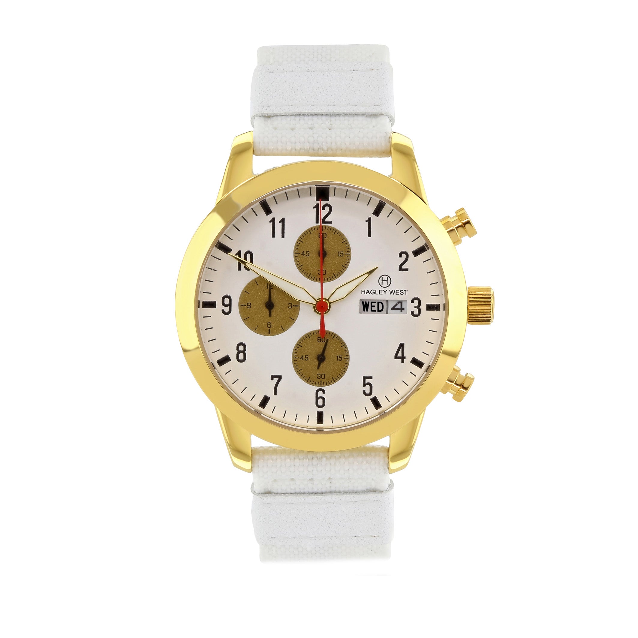 Aviator Canary | White & Gold Watch | Women's Watches | Hagley West