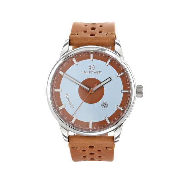 Brooklyn Gowanus | Orange & Blue Watch | Men's Watches | Hagley West