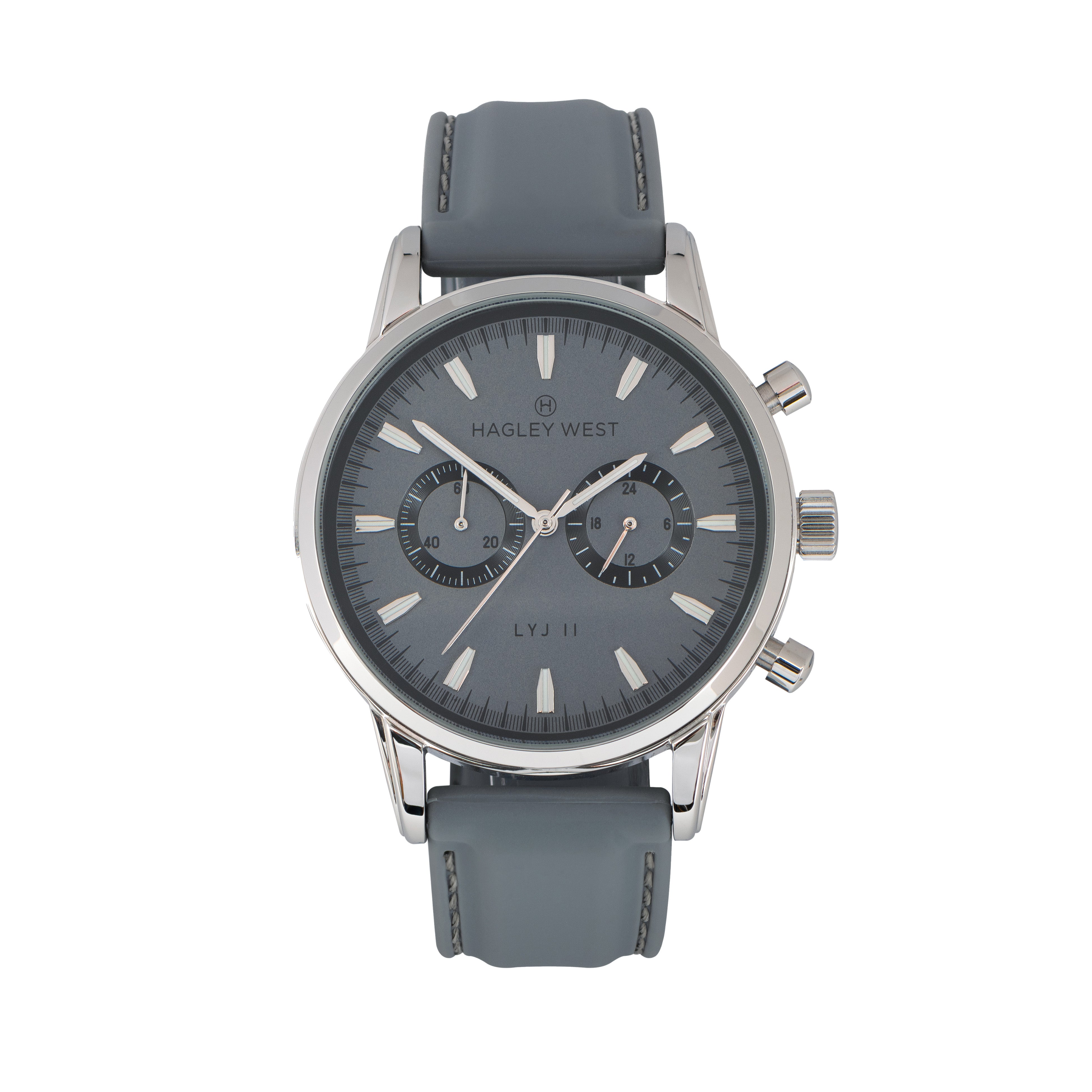 LYJ II Oslo | Grey & Silver Watch | Men's Watches | Hagley West